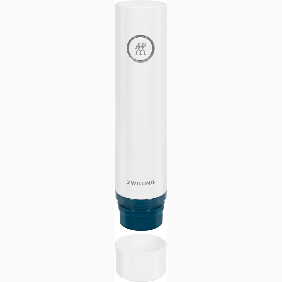 ZWILLING Fresh & Save vacuum pump with sea-inspired design for quick sealing.