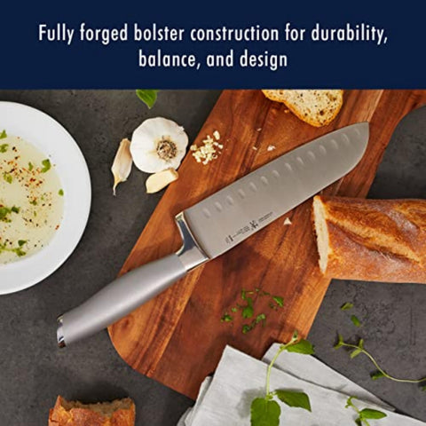 ZWILLING Modernist 5-inch serrated utility knife for crusty bread tasks.