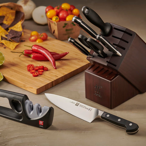 ZWILLING Pro 5.5-inch prep knife captures versatile chopping action