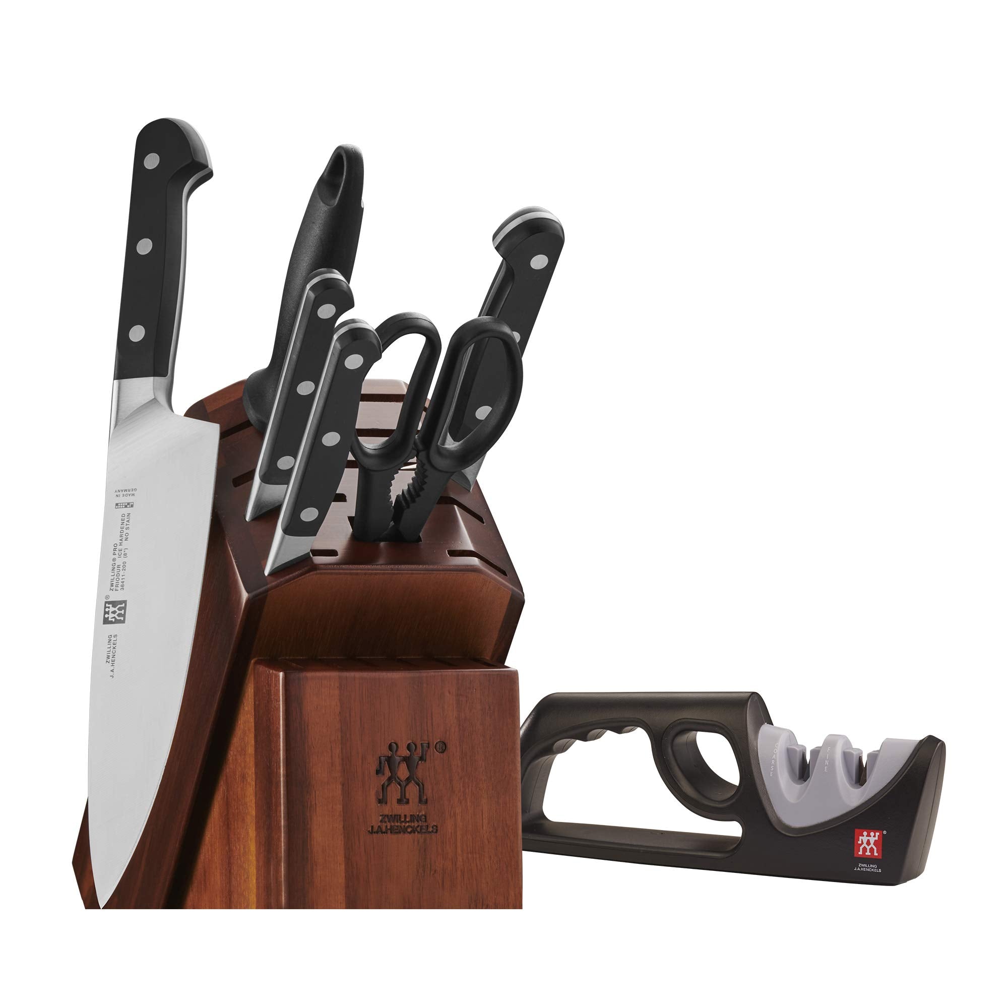 ZWILLING Pro knife block set contents showcase premium blades for everyday prep