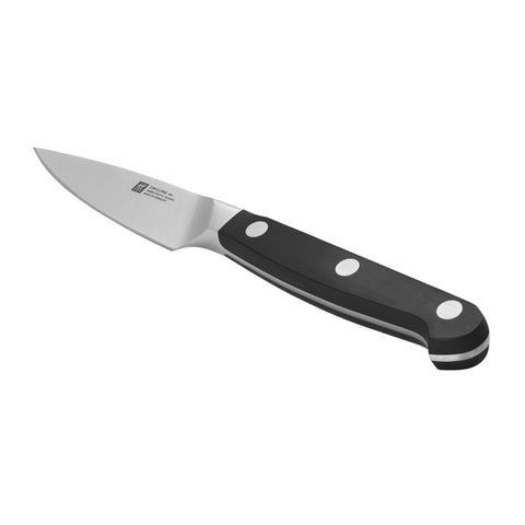 Zwilling Pro paring knife packaging shows premium kitchen tool.