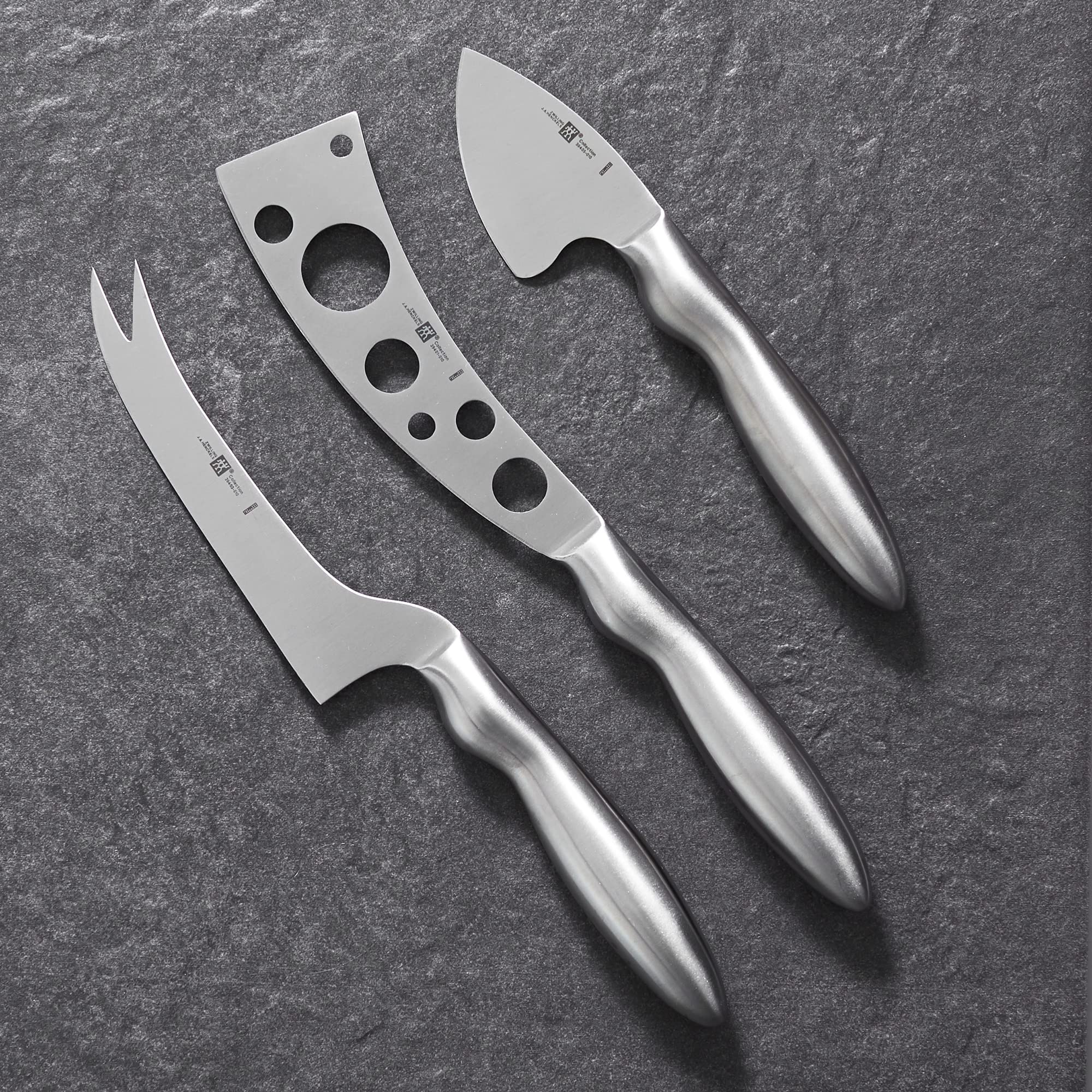 ZWILLING soft cheese knife with broad blade for Brie and Camembert.