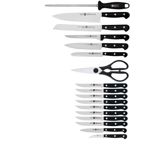 ZWILLING Twin Gourmet Classic three rivet handle offers durable, confident grip.