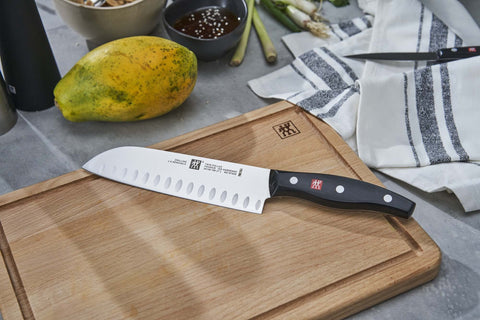 ZWILLING Twin Signature high-carbon no-stain steel resists staining and corrosion.