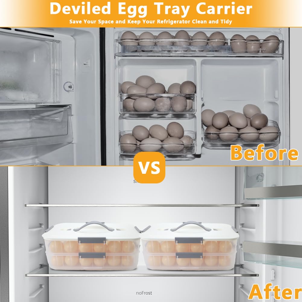 zxbaers travel portable egg platter is suitcase-friendly for events.