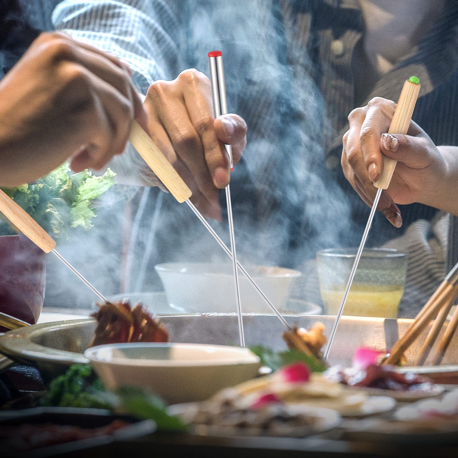 Zxmissu durable stainless steel with heat-resistant features for safe serving.