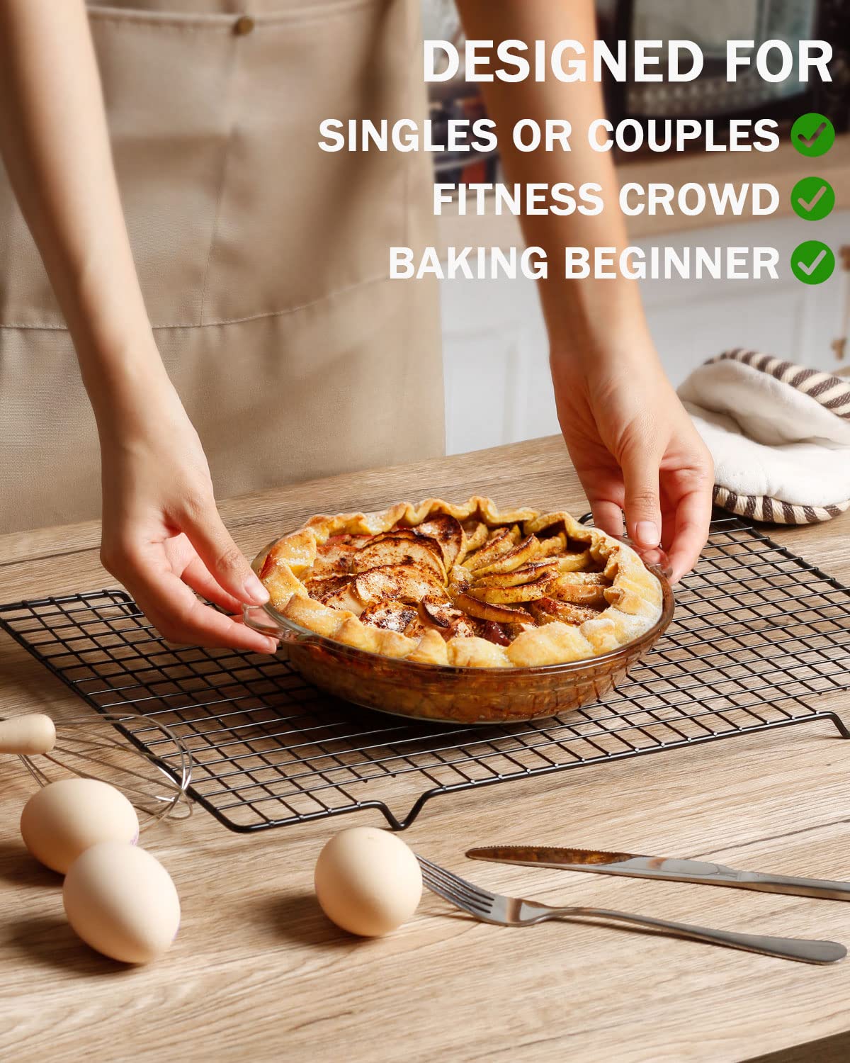 ZYER no-waste baking pie pan helps minimize leftovers