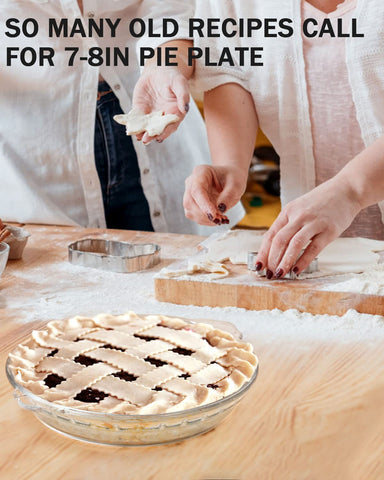 ZYER pie dish designed for two servings and minimal leftovers