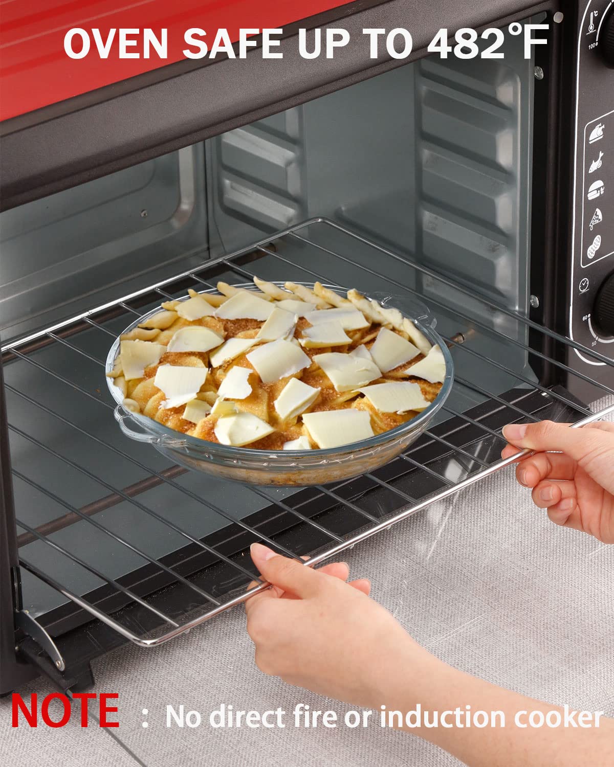 ZYER seven-point-five-inch pie dish ideal for two servings