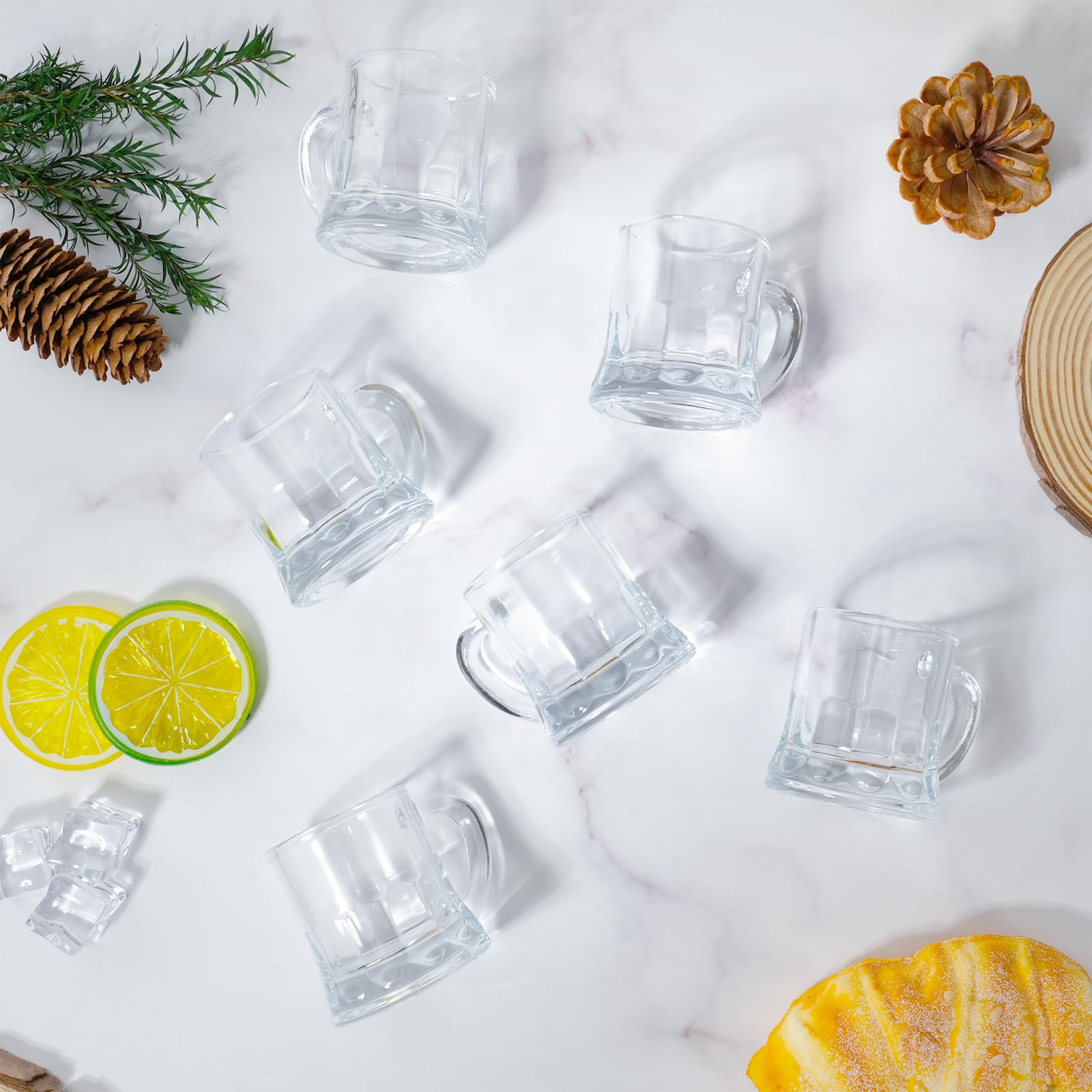 ZYFLSIYU six-piece mini glass set for gatherings and celebrations