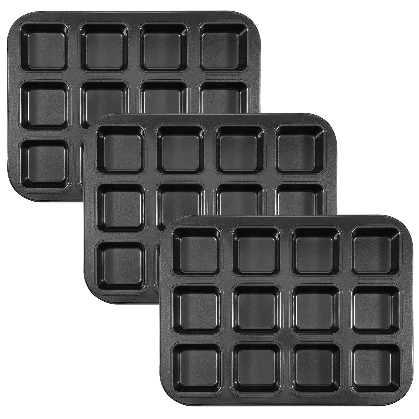 Zyghjort brownie pan with dividers for 12 even cavities