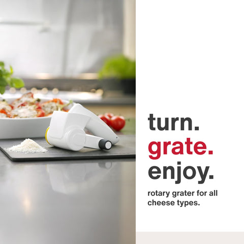 Zyliss Classic Cheese Grater in disassembled form for easy cleaning