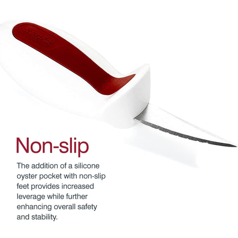 Zyliss oyster knife holder keeps tool organized in drawer