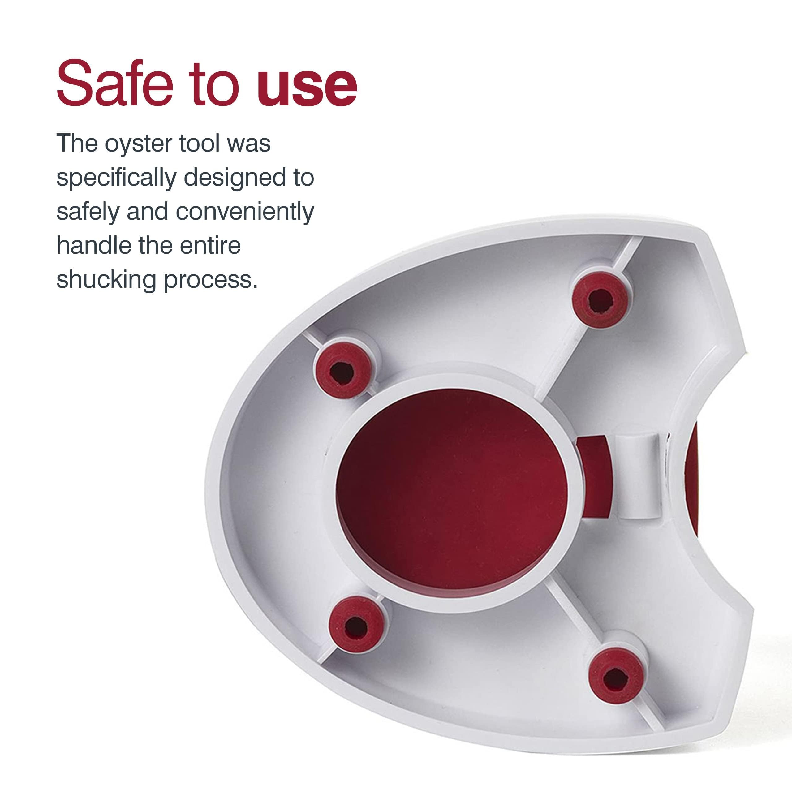 Zyliss oyster tool demonstrates safe opening to preserve liquor