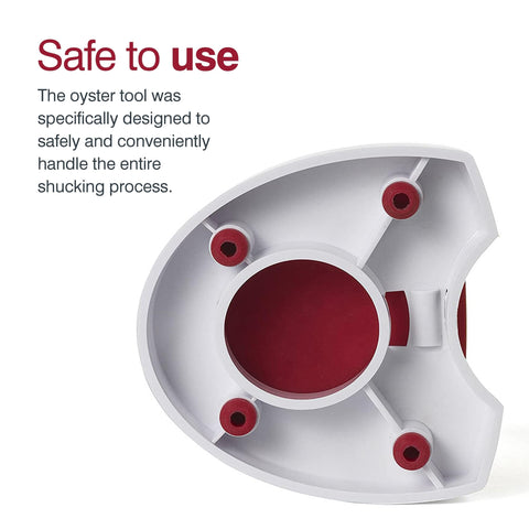 Zyliss oyster tool demonstrates safe opening to preserve liquor