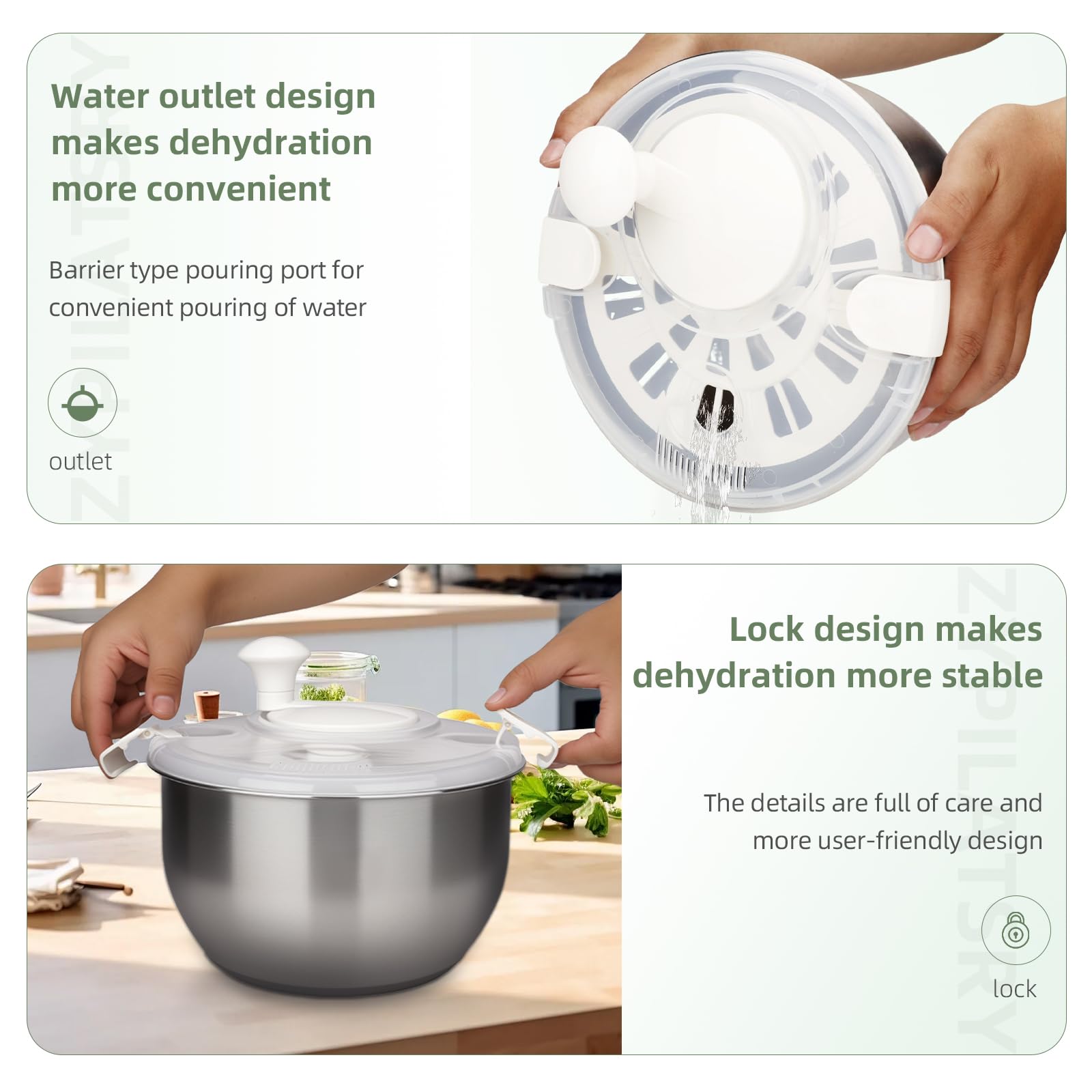 Zypilatsry food-grade materials construction highlights safe, durable use.