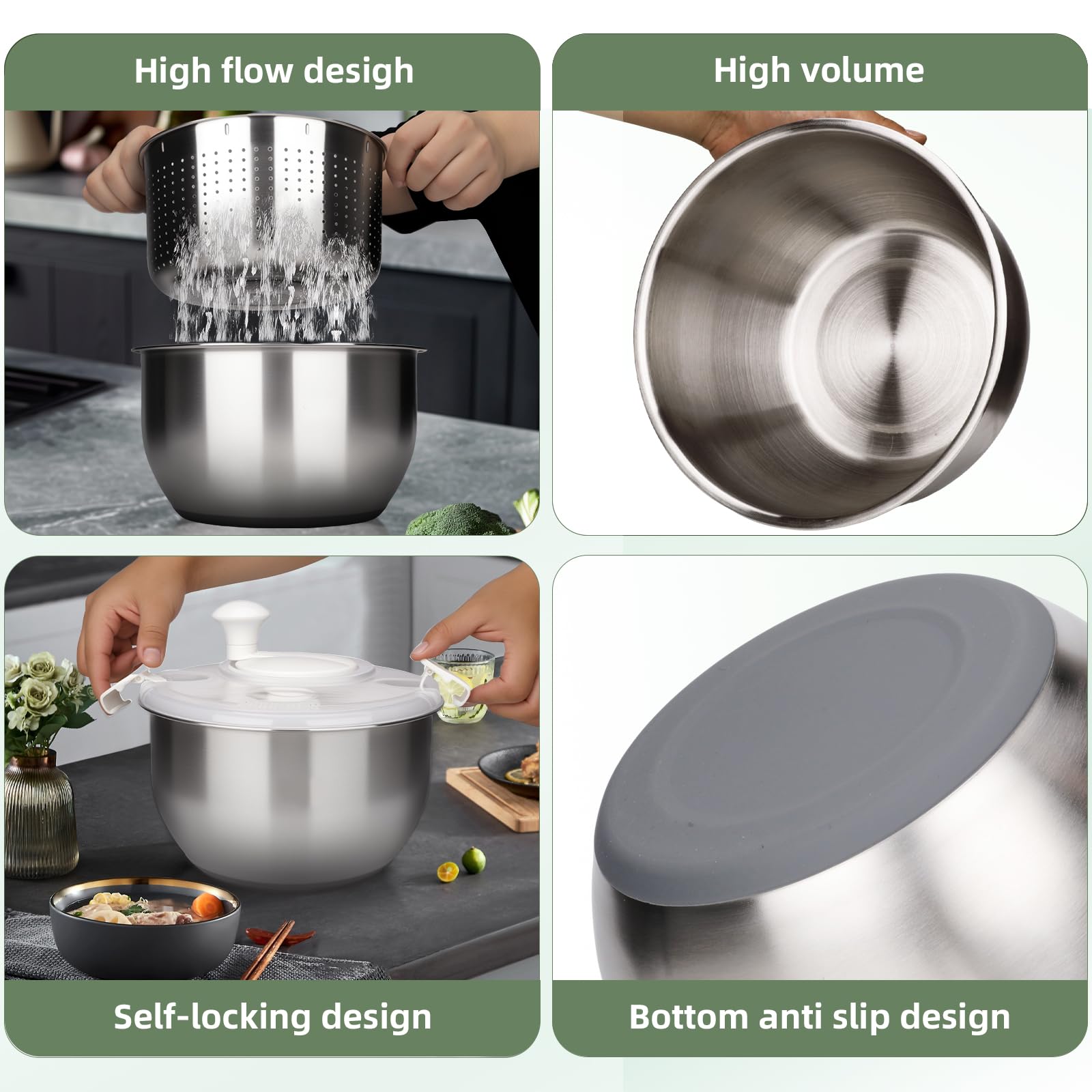 Zypilatsry salad rotator basket inside demonstrates compact, thorough cleaning.