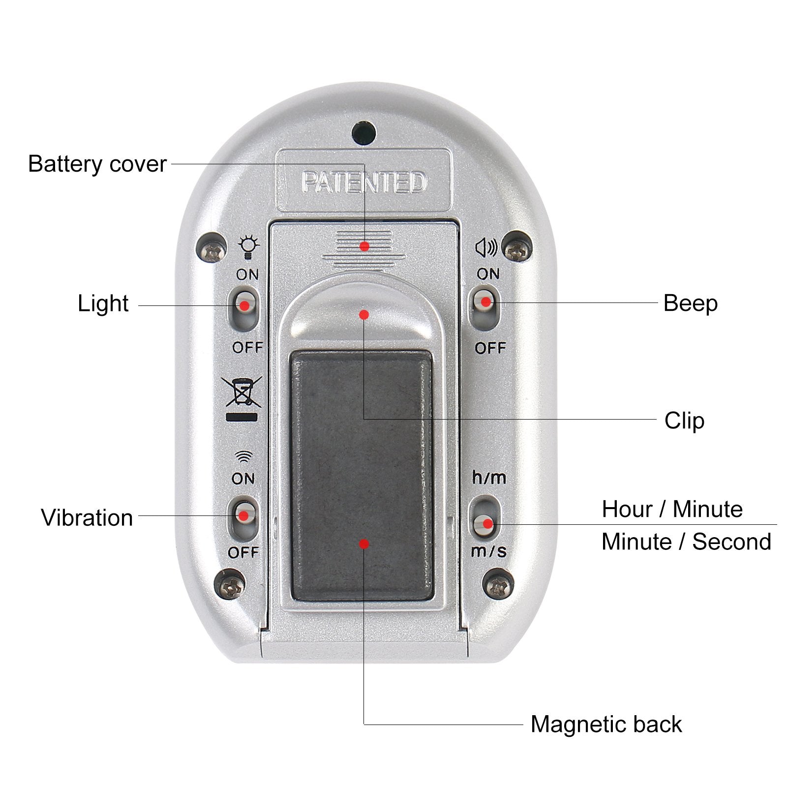 ZYQY XWLANG 1013 vibration alert demonstrates discreet signaling in busy environments