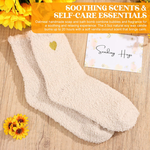 ZYTIN Knitted Sunflower with uplifting message for encouragement