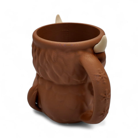 ZZ LIFE Ramen Noodle Holder with cow design offers versatile use for hot or cold cups.