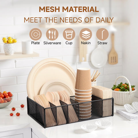 ZZDWLDHA silverware caddy with six compartments for easy setup