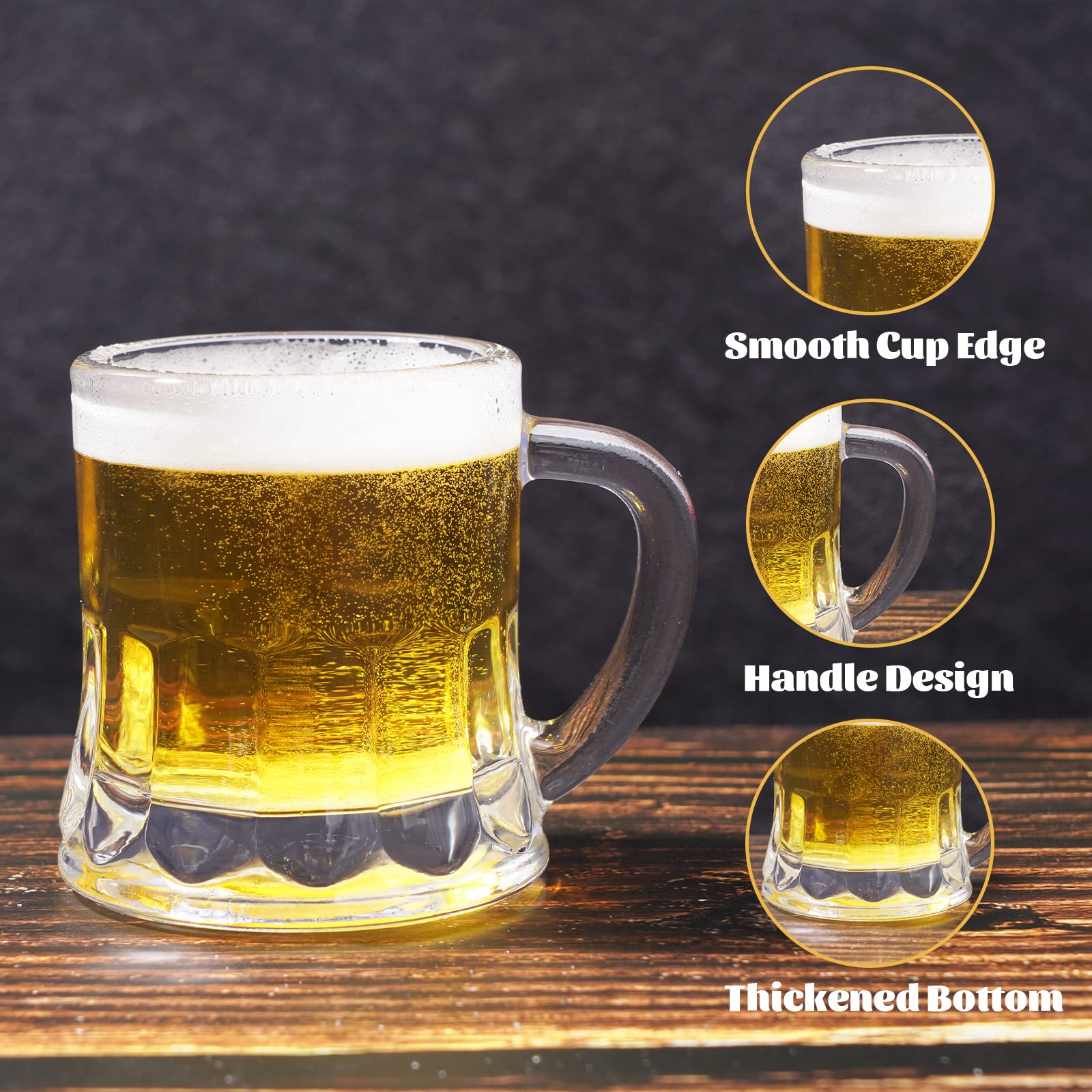 ZZYFGH clear 1.8 oz glasses showing precise capacity