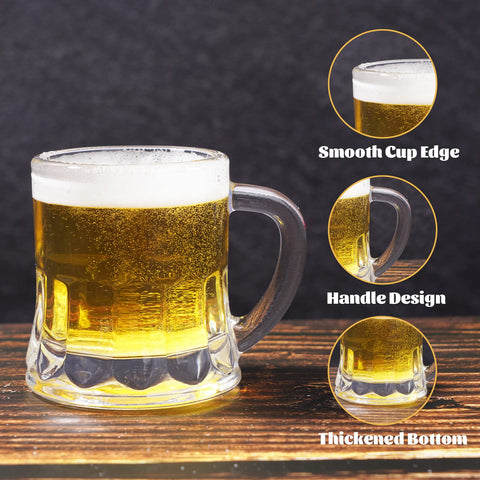 ZZYFGH clear 1.8 oz glasses showing precise capacity