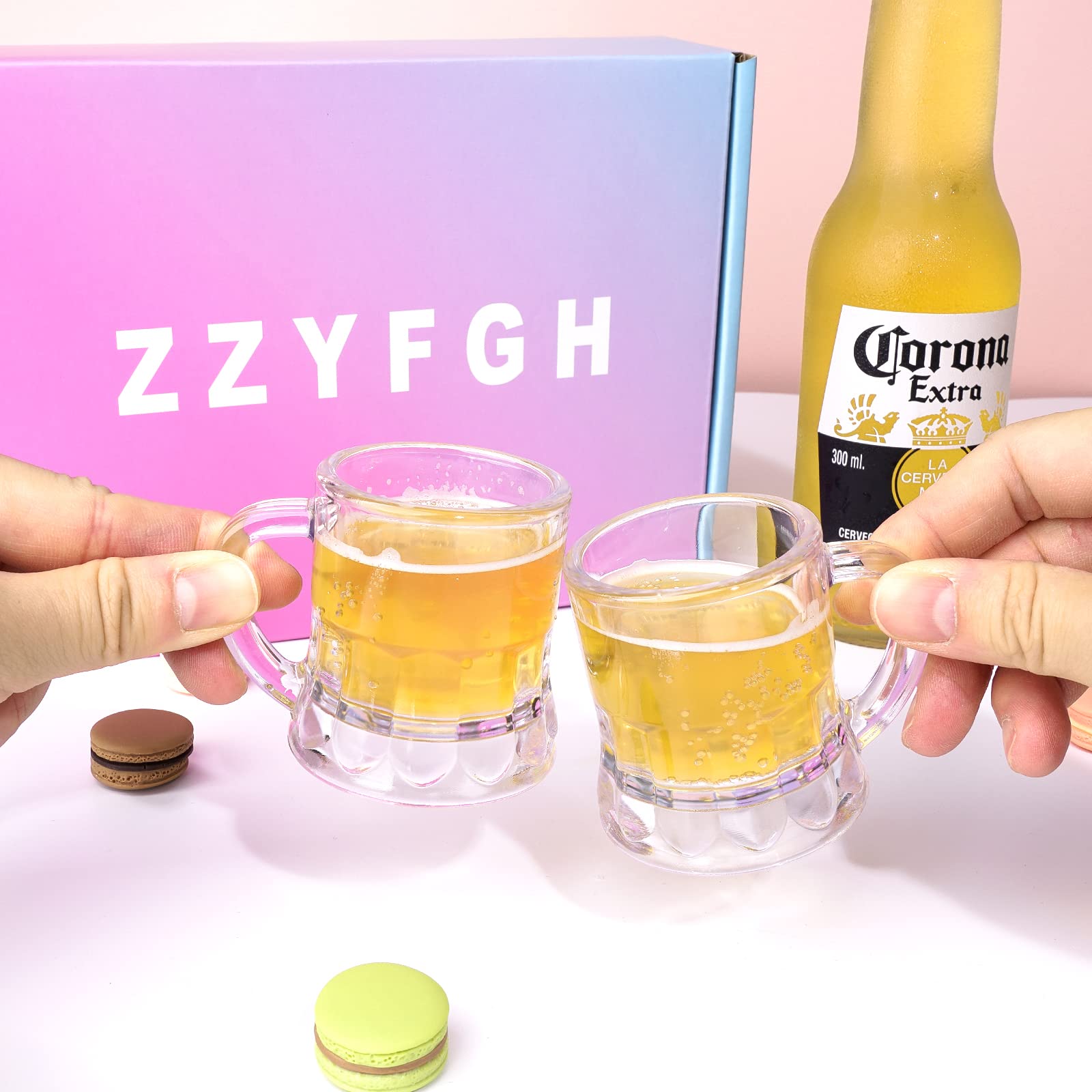 ZZYFGH durable plastic shot mugs—lightweight yet sturdy for events